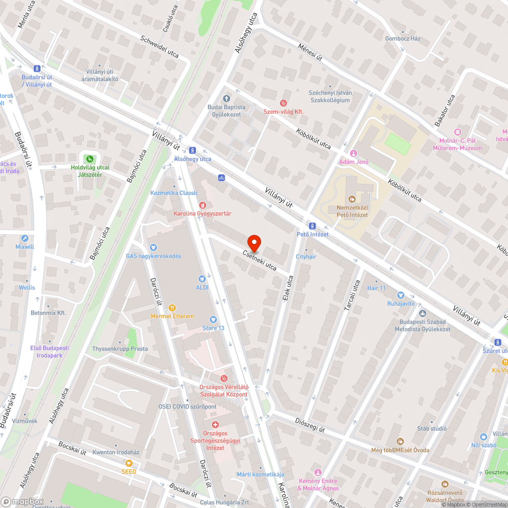 Forgalomtol elzárt terulet bejelentés helye