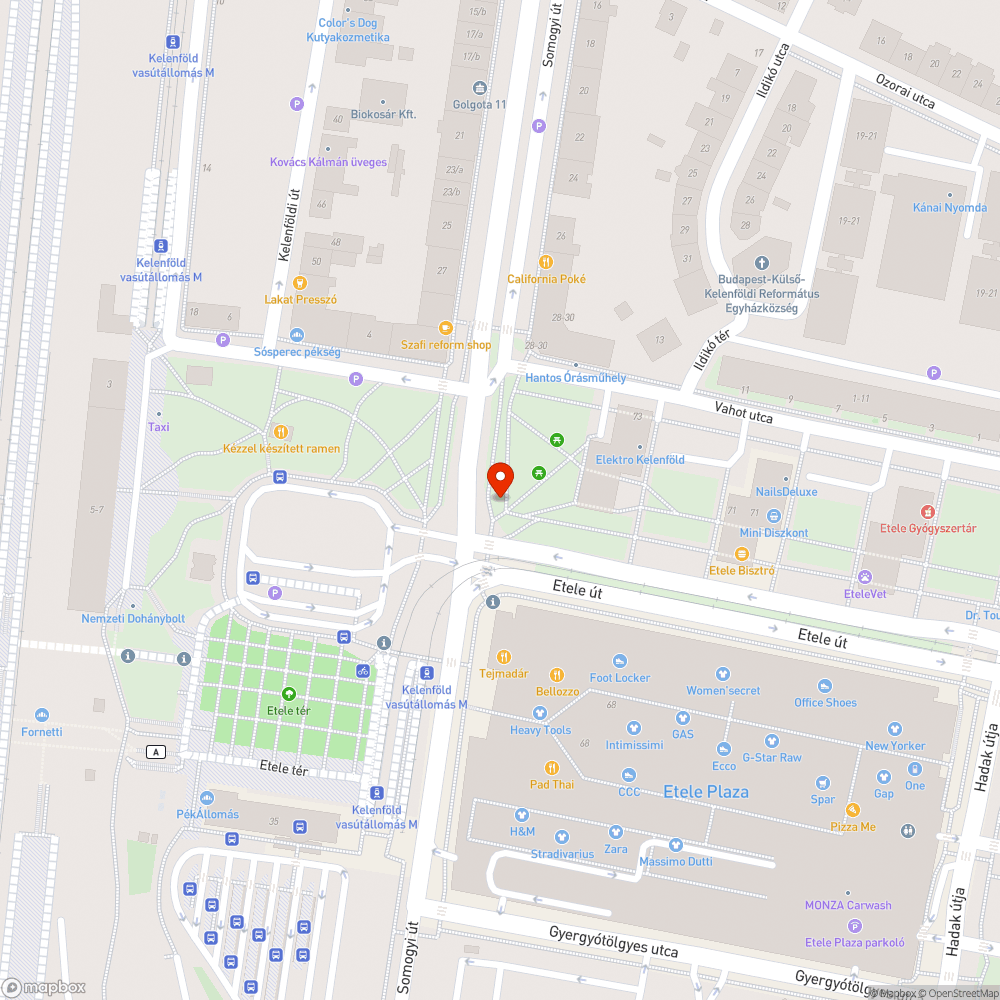 Sérült jelzőlámpa bejelentés helye