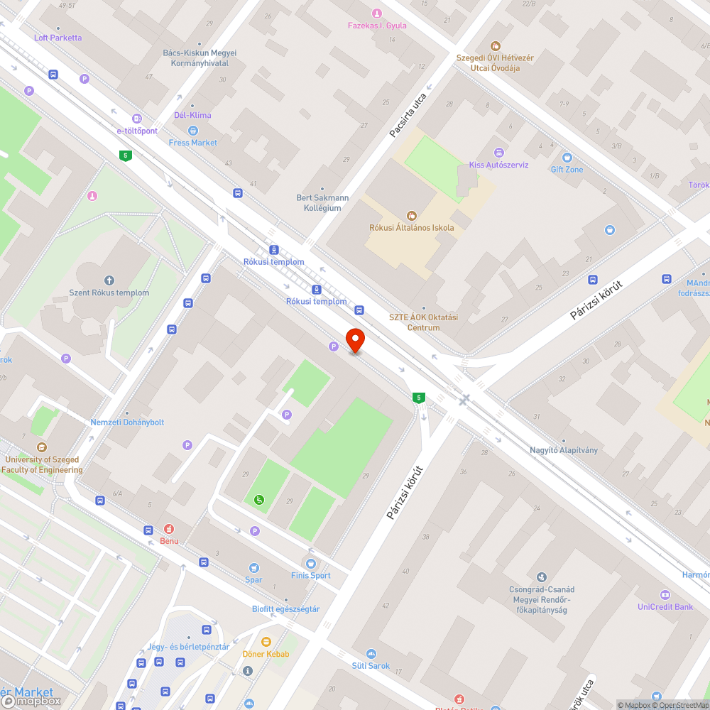 Hiányzik a szemetes gyűjtőedény - Kossuth L. sgt. 32. bejelentés helye