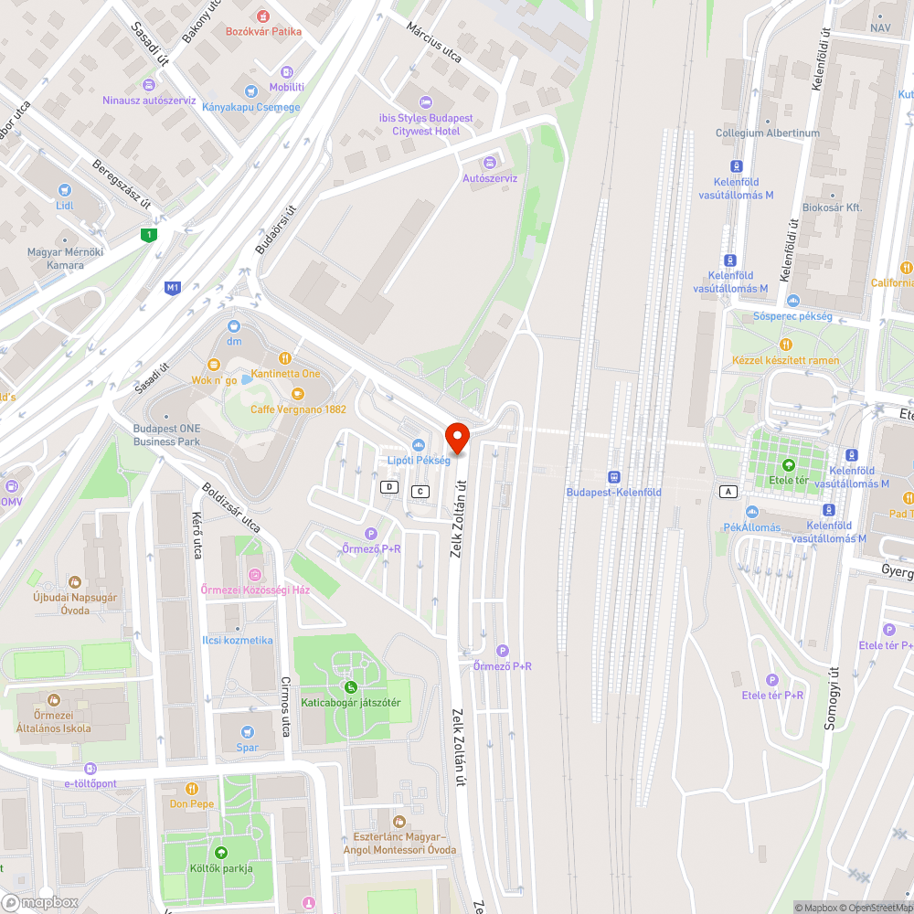 Szemetes buszmegálló bejelentés helye