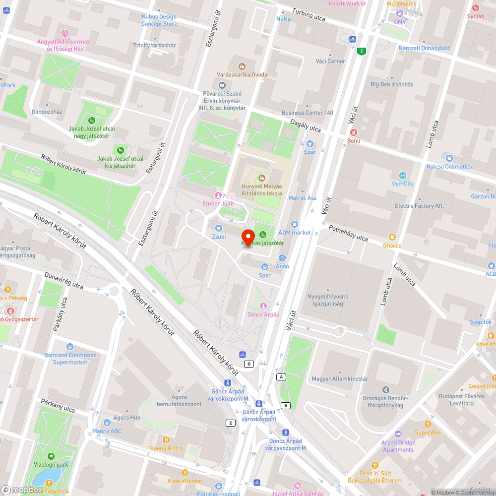 elhagyott jármű bejelentés helye