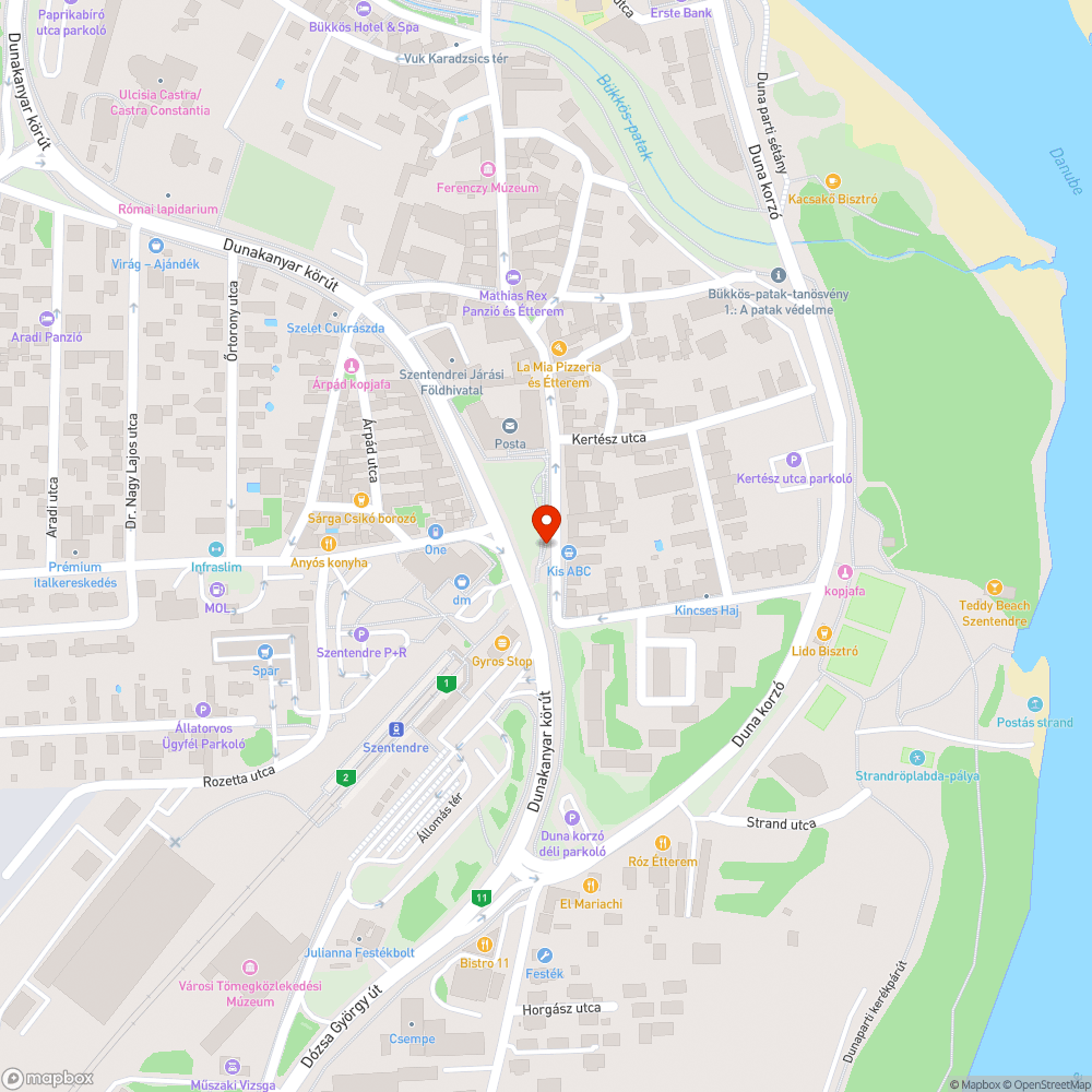 Graffitik bejelentés helye