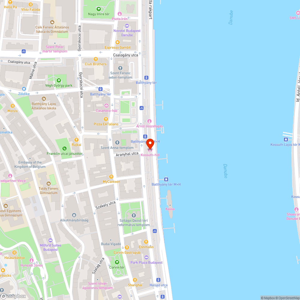 Graffiti a Kossuth-híd emléktáblán bejelentés helye