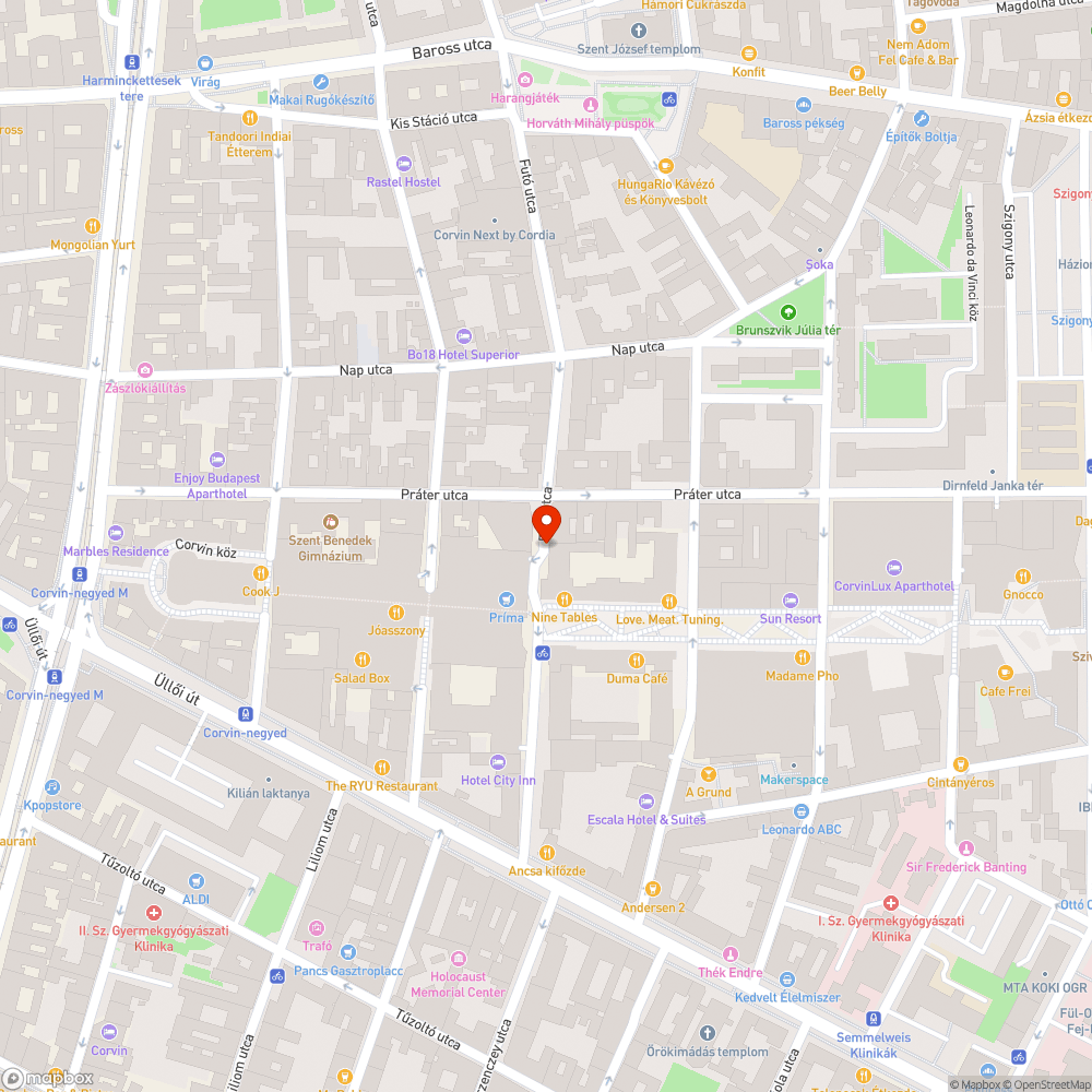 Sérült bejelentés helye