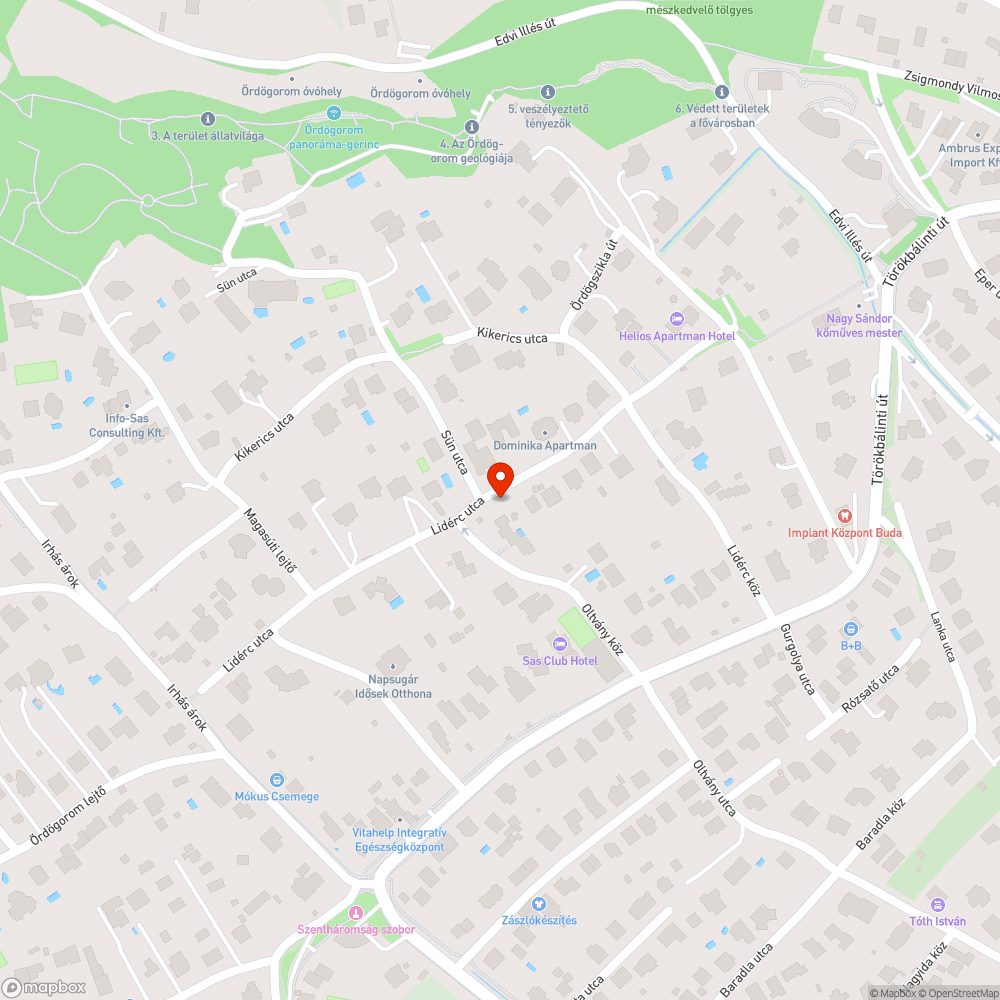 Földön fekvő jelzőtábla bejelentés helye