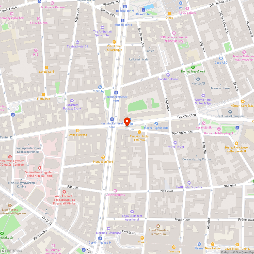 Hiányzó pollerek bejelentés helye