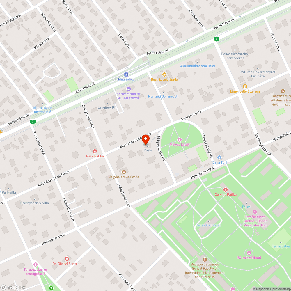 Sérült postaláda bejelentés helye