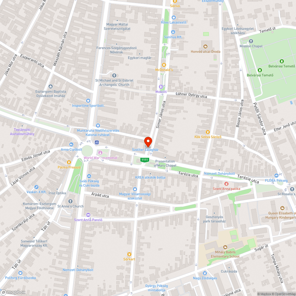 Eltömődött lefolyó bejelentés helye