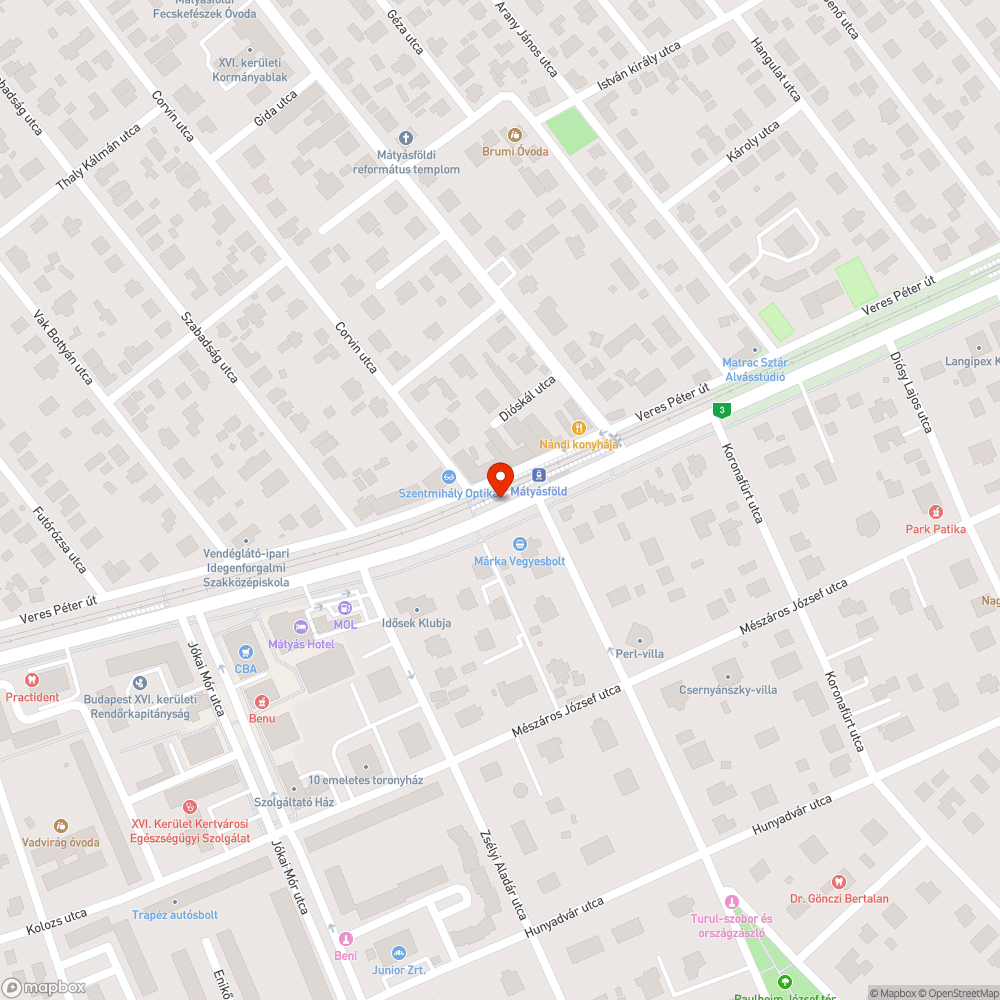 Veszélyes korlát bejelentés helye