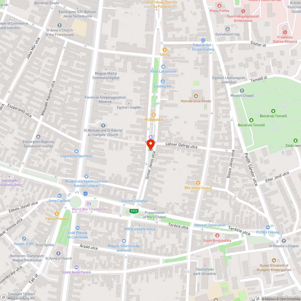 Üres oszlopok bejelentés helye