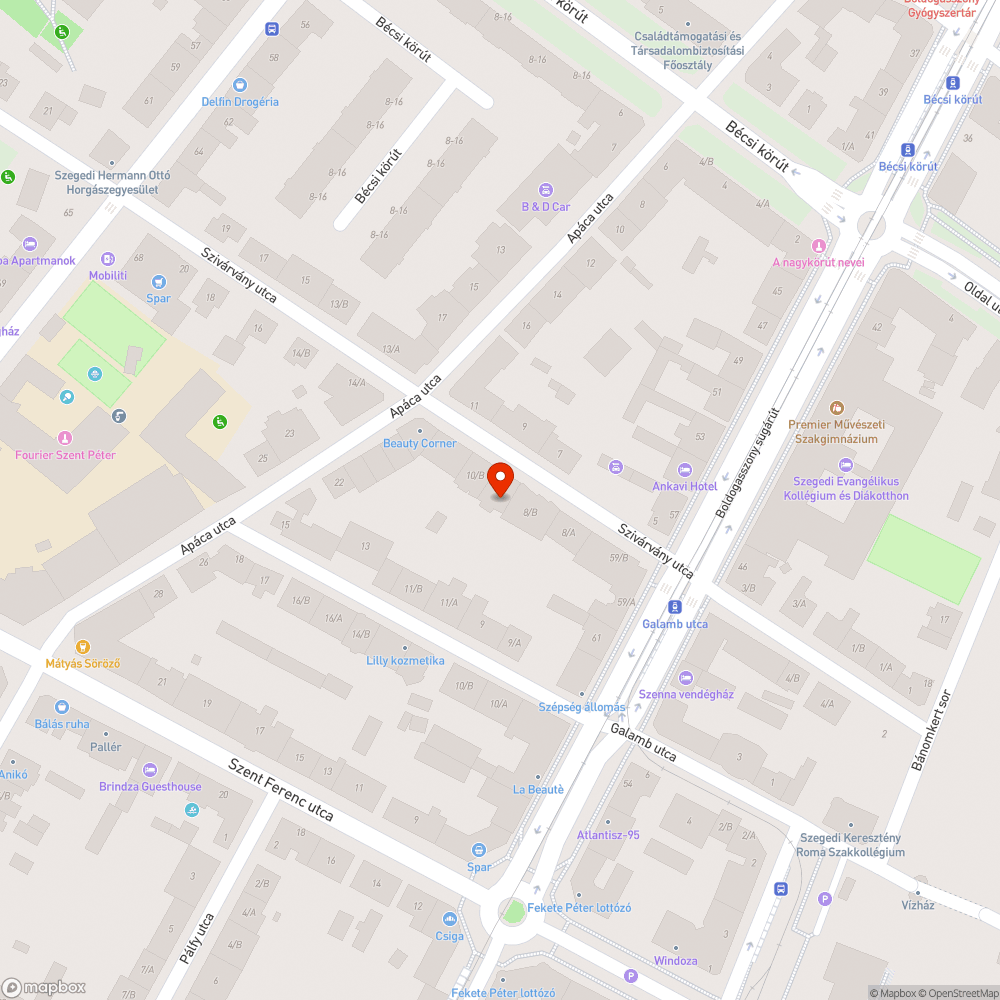 Kapcsolószekrény rom - Szivárvány u. 10/a. bejelentés helye