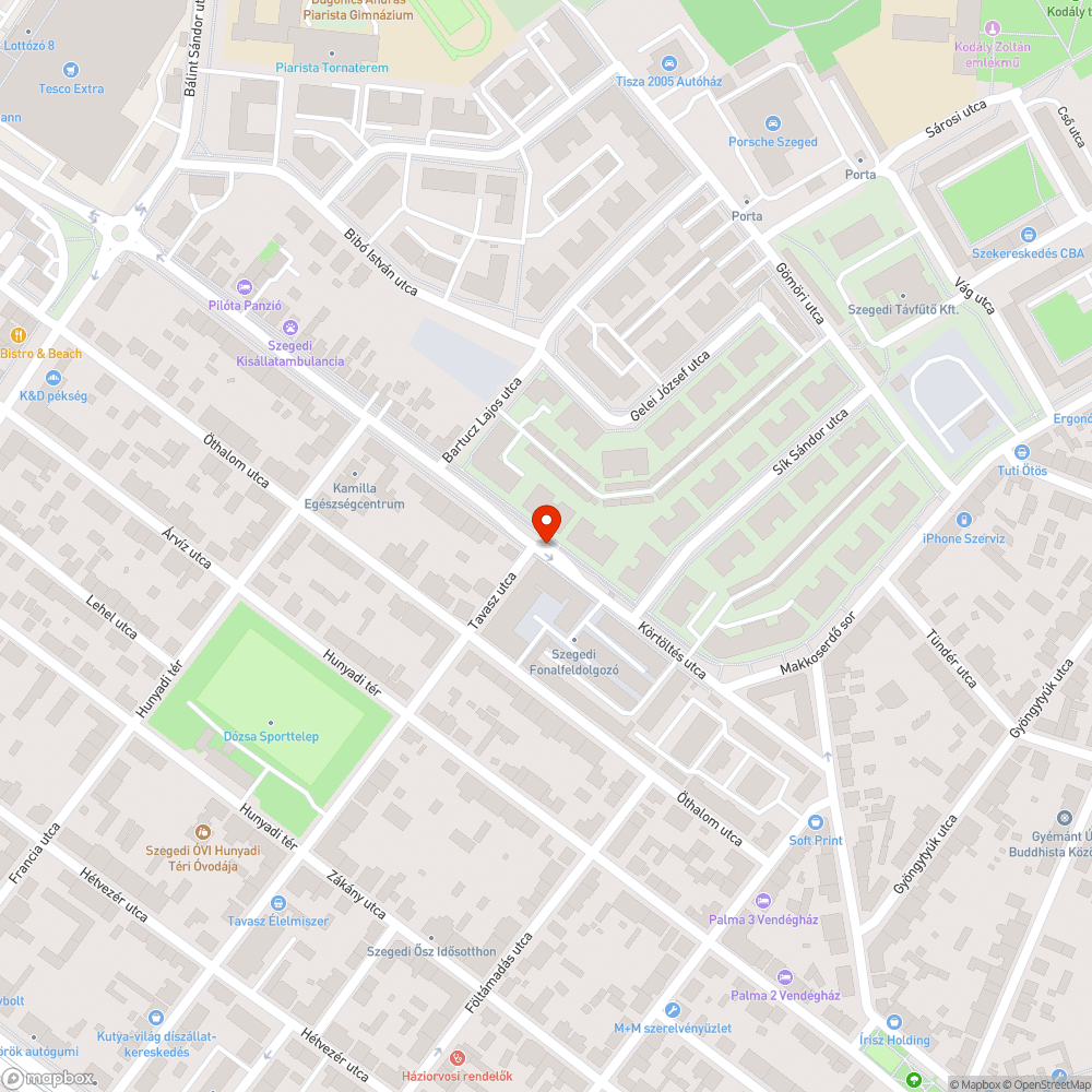 Balesetből hátramaradt hulladék - Körtöltés u.1. bejelentés helye