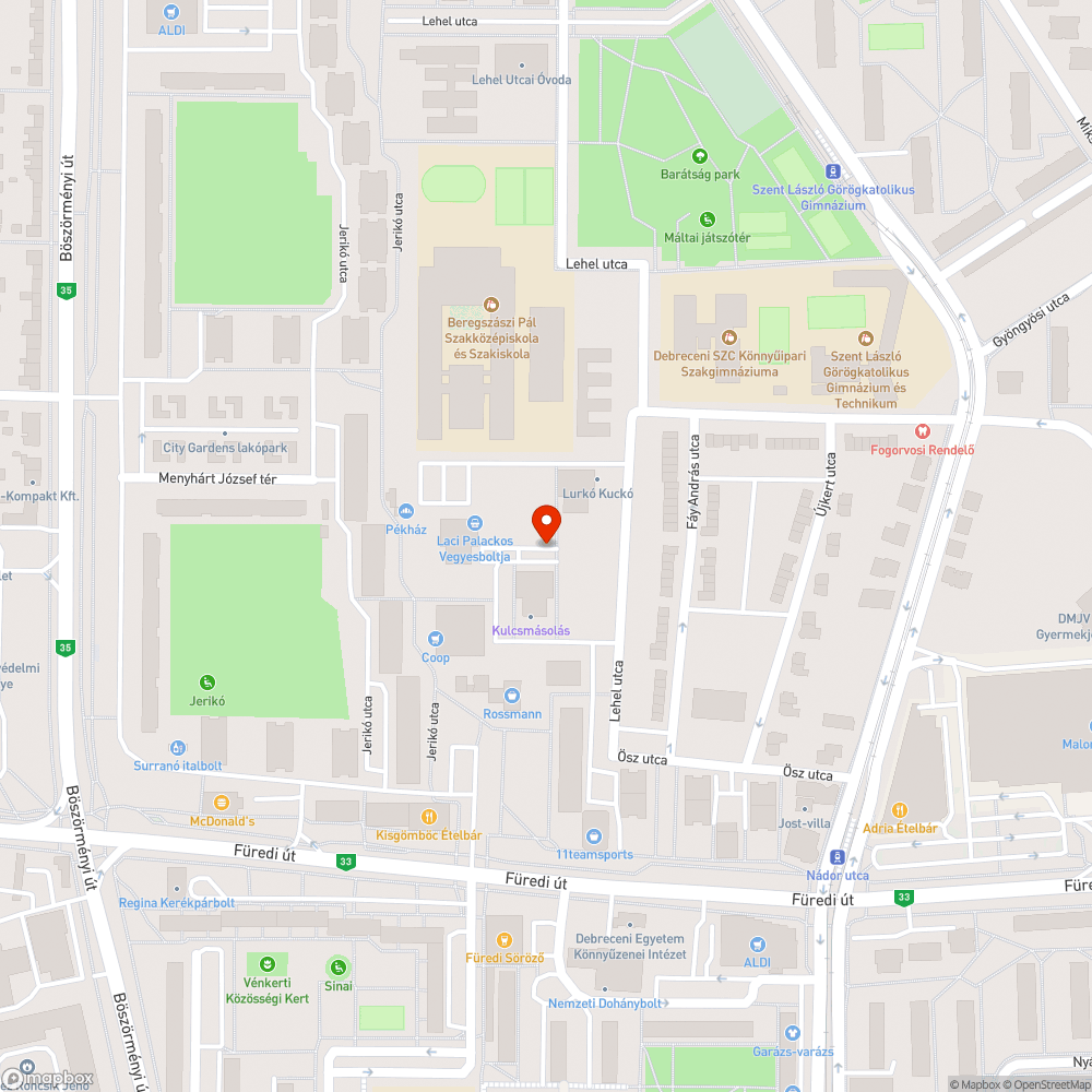 Beszakadt járda bejelentés helye