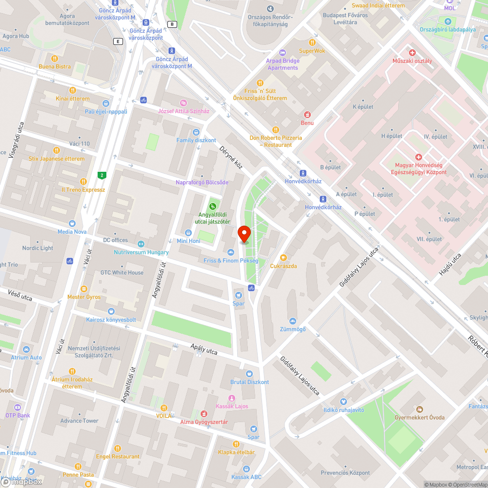 Beszakadt fedél bejelentés helye