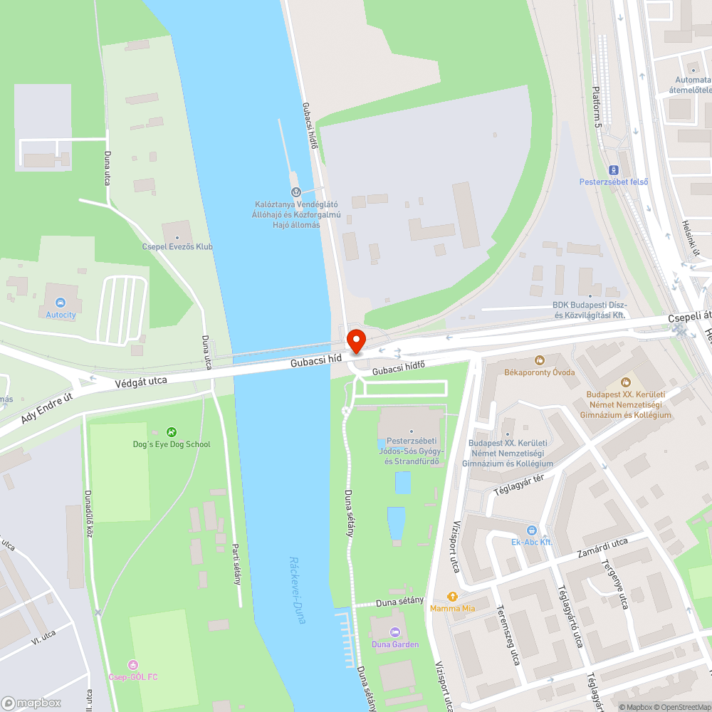 Sérült támfal bejelentés helye