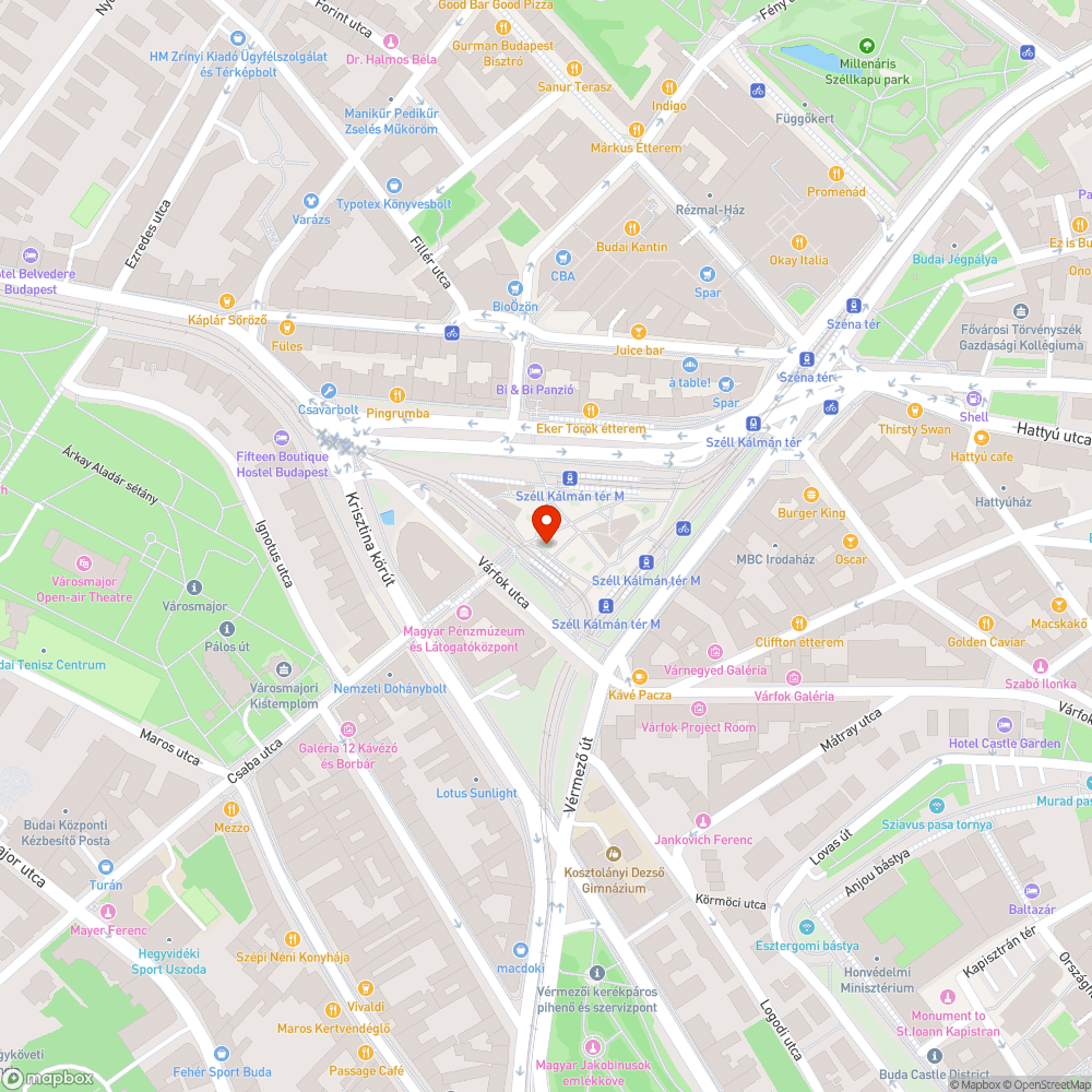 Rosszul rögzített tábla a Széll Kálmán téren bejelentés helye