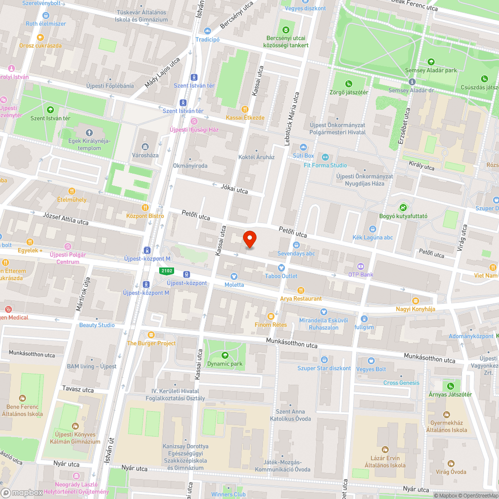 Csak a szokásos... bejelentés helye