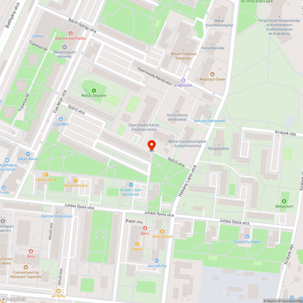 Teljesen kopár terület bejelentés helye