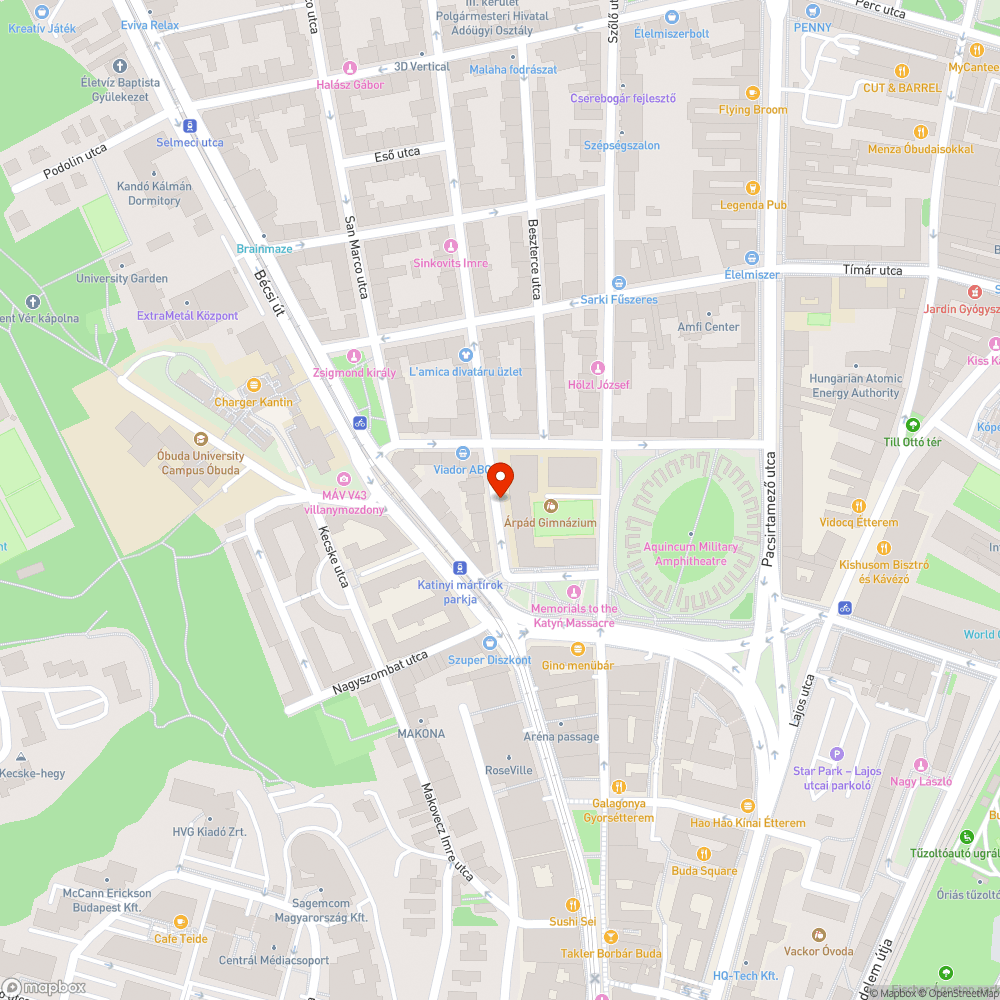 Leromlott járdaszakasz bejelentés helye