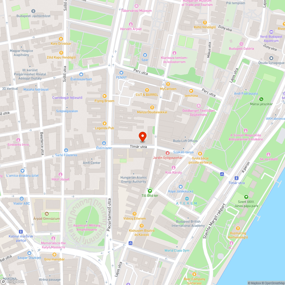 Púpos járda bejelentés helye