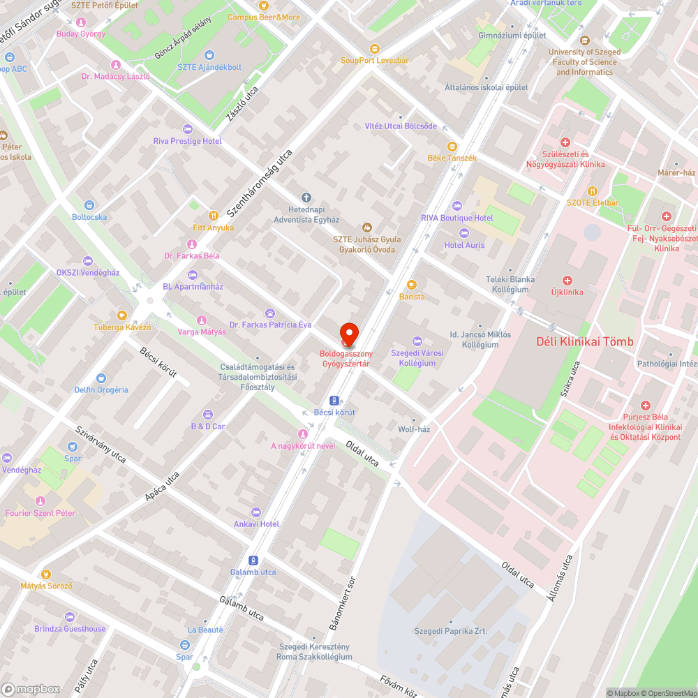 Hiányzó utcanévtábla bejelentés helye