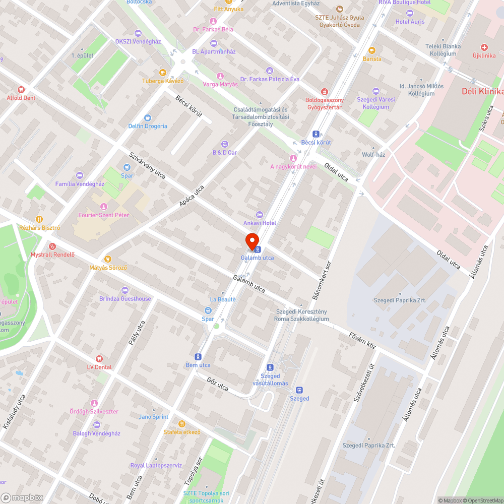 Megfakult megállótáblák - Galamb utca bejelentés helye