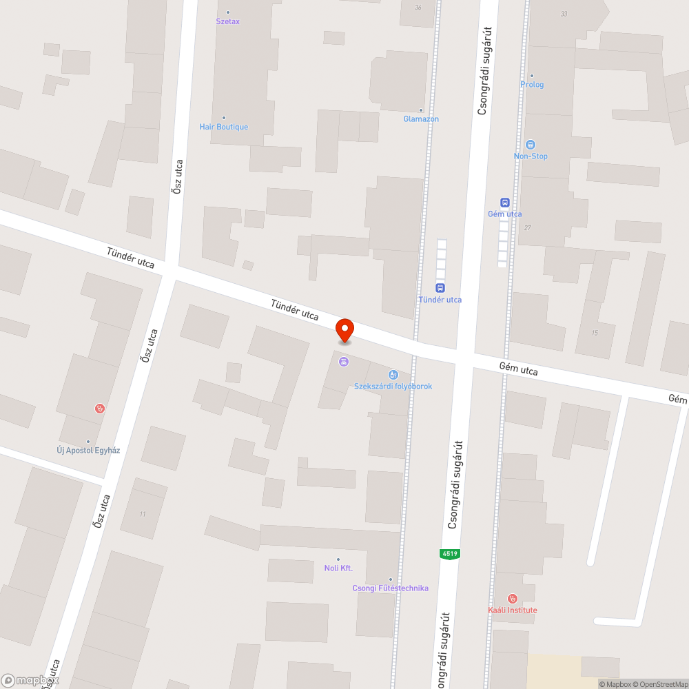 Tuskómarás - Tündér utca 2. bejelentés helye