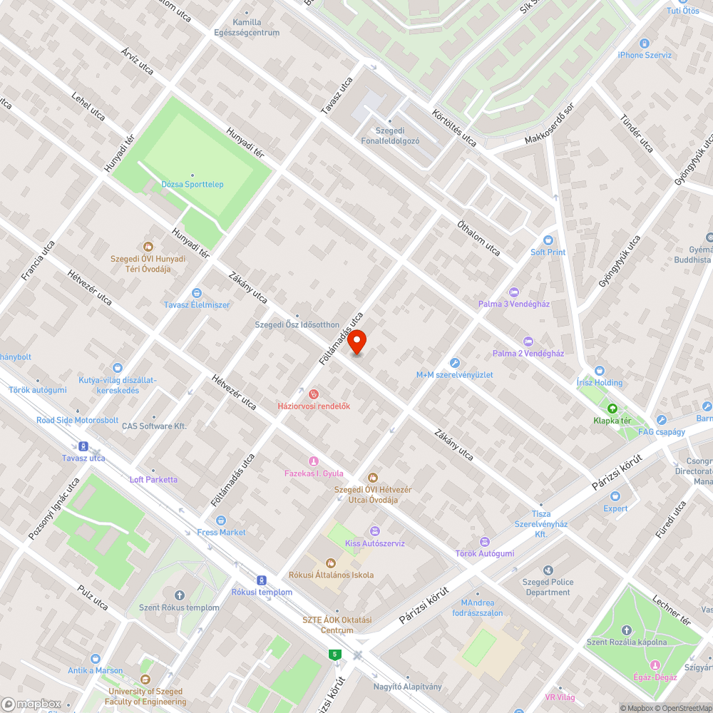 Tuskómarás - Zákány u. 19/b. bejelentés helye