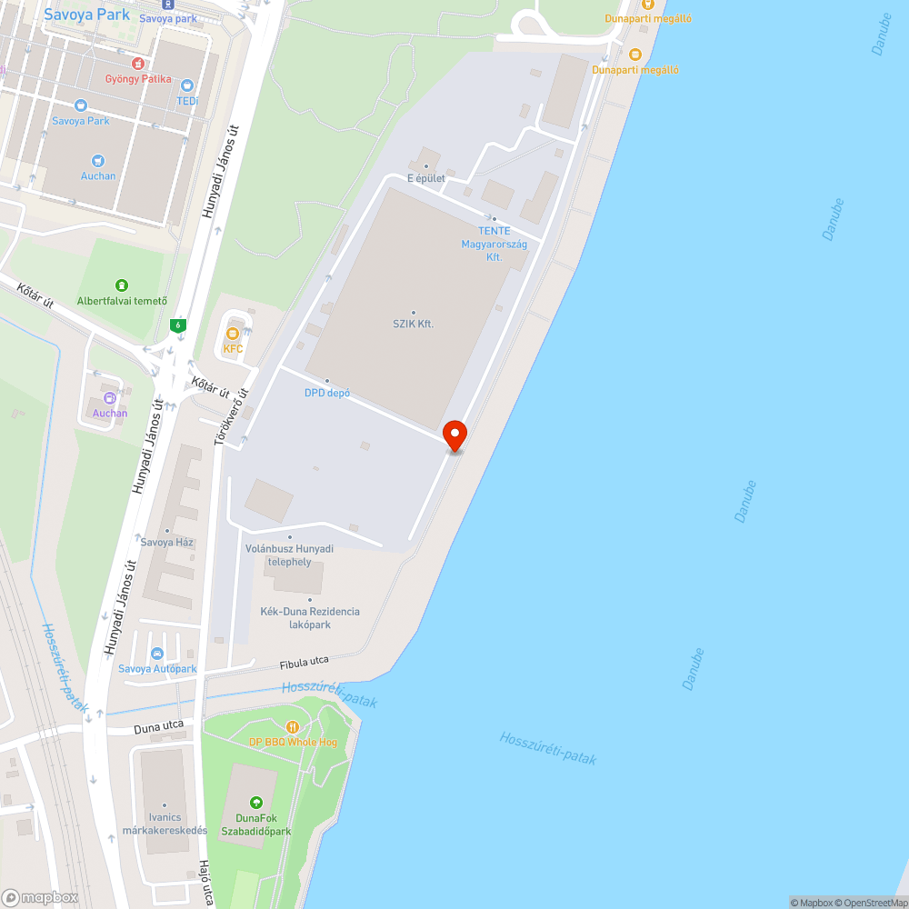 Balesetveszélyes oszlop kerékpárútra lóg bejelentés helye