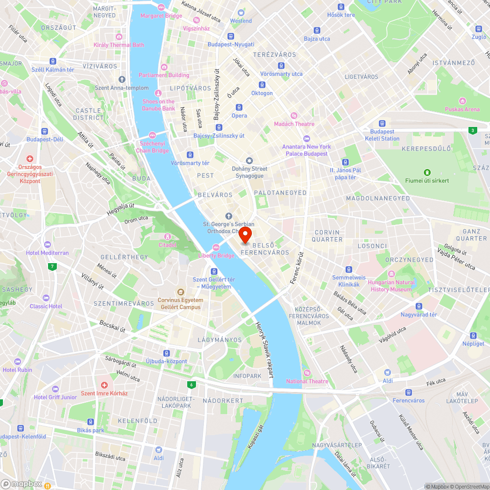 Csarnok téri útburkolat bejelentés helye