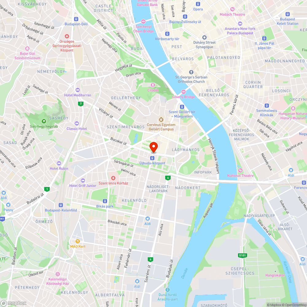 Aluljáró bejelentés helye