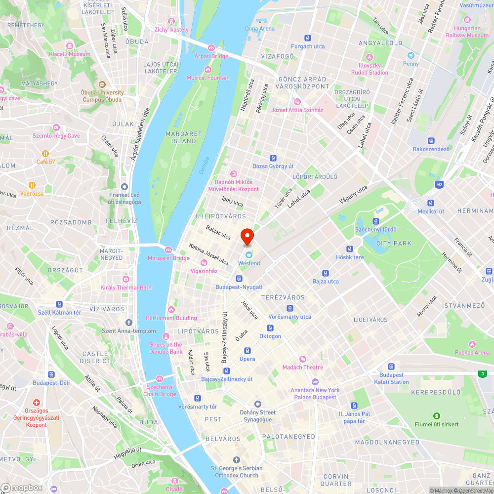 Felesleges lámpa a Westend parkolóháznál bejelentés helye