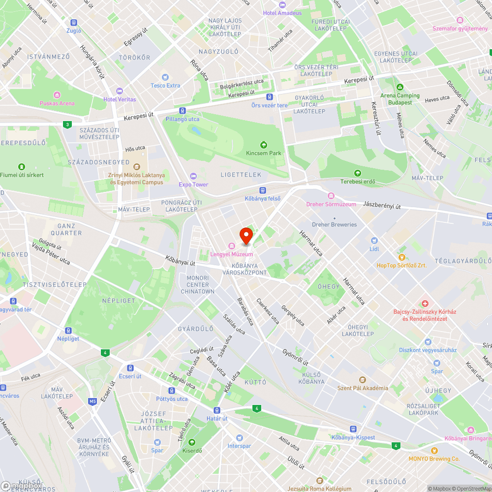X.ker. Állomás u 25 - Vásárló u bejelentés helye