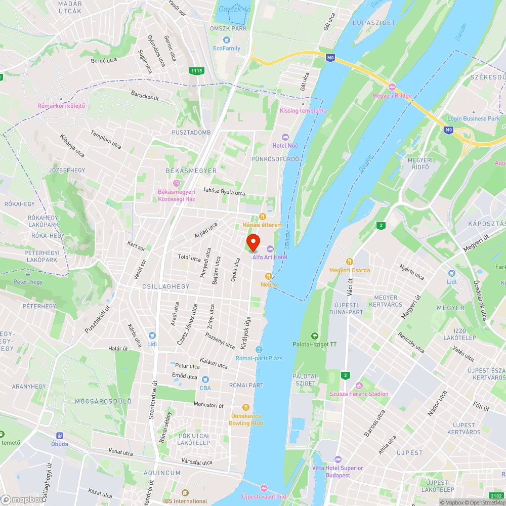 Összefirkált, rozsdásodó buszmegálló bejelentés helye