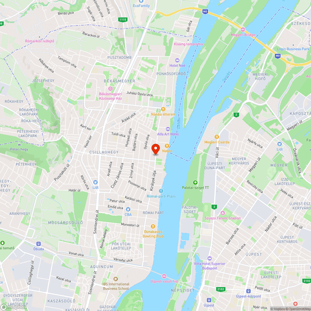 Gyalogátkelő hiány 6 buszmegállónyi távon bejelentés helye