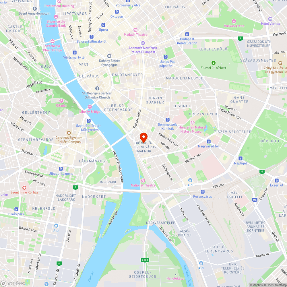 Vaskapu utca, kátyú bejelentés helye