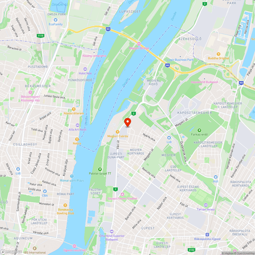 1044 Budapest, Bagaria utca bejelentés helye