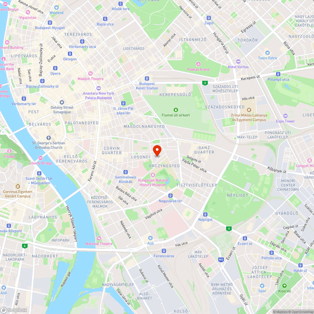 Kálvária utcai kátyúk bejelentés helye