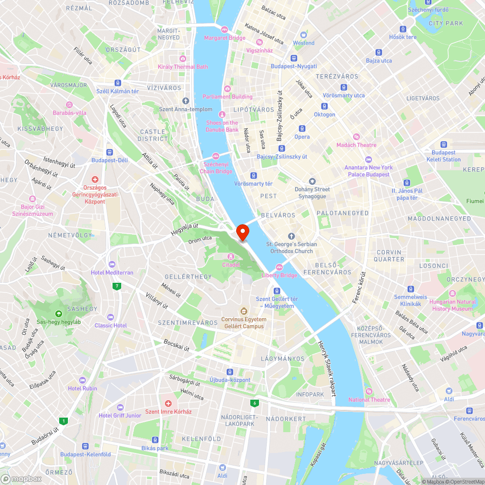 Összefirkált épület bejelentés helye
