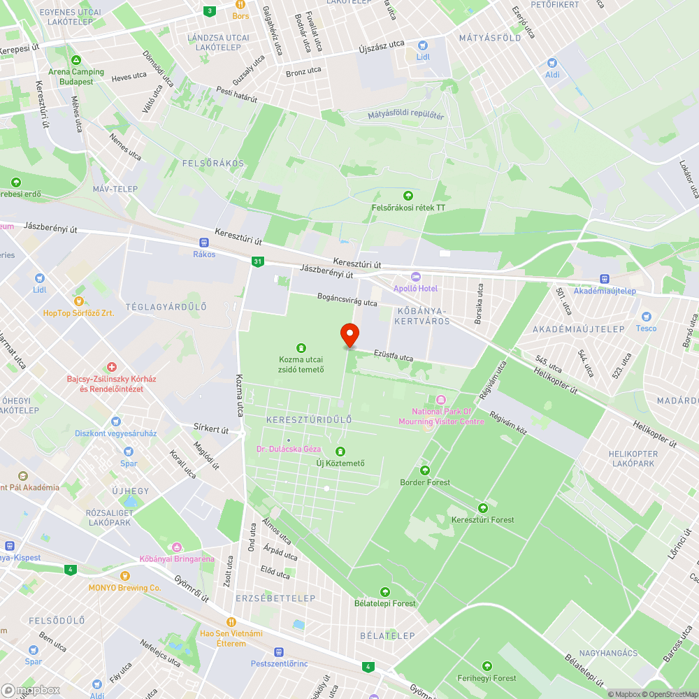 Illegális szemétlerakó bejelentés helye