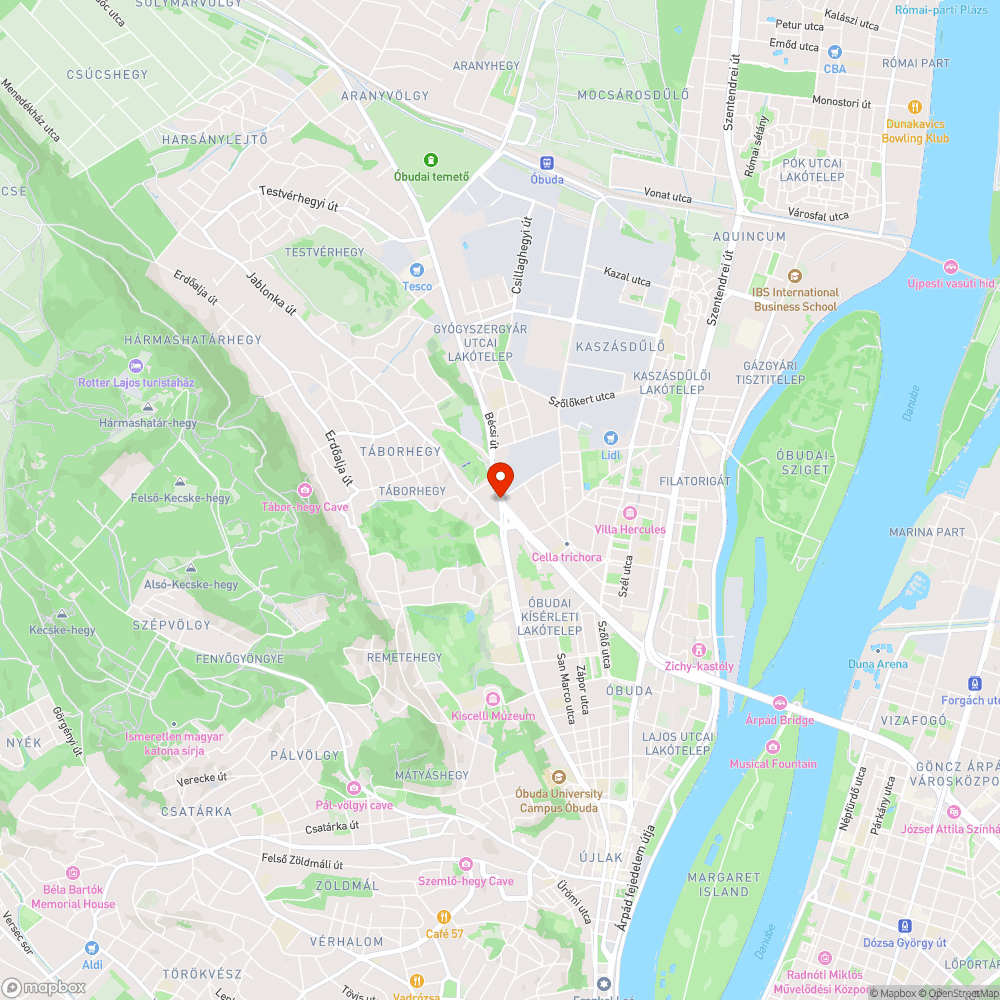 Új kátyú a Bécsi úton bejelentés helye