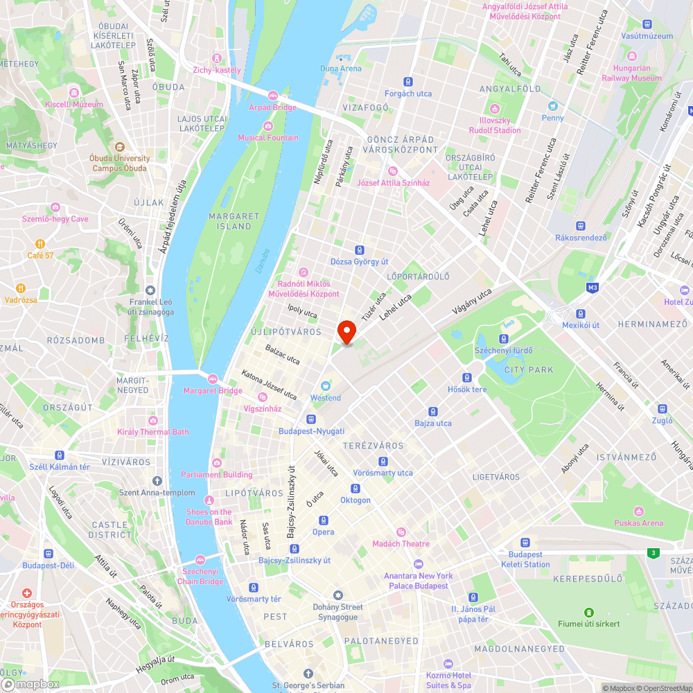 Buszmegálló környéke - Lehel tér bejelentés helye