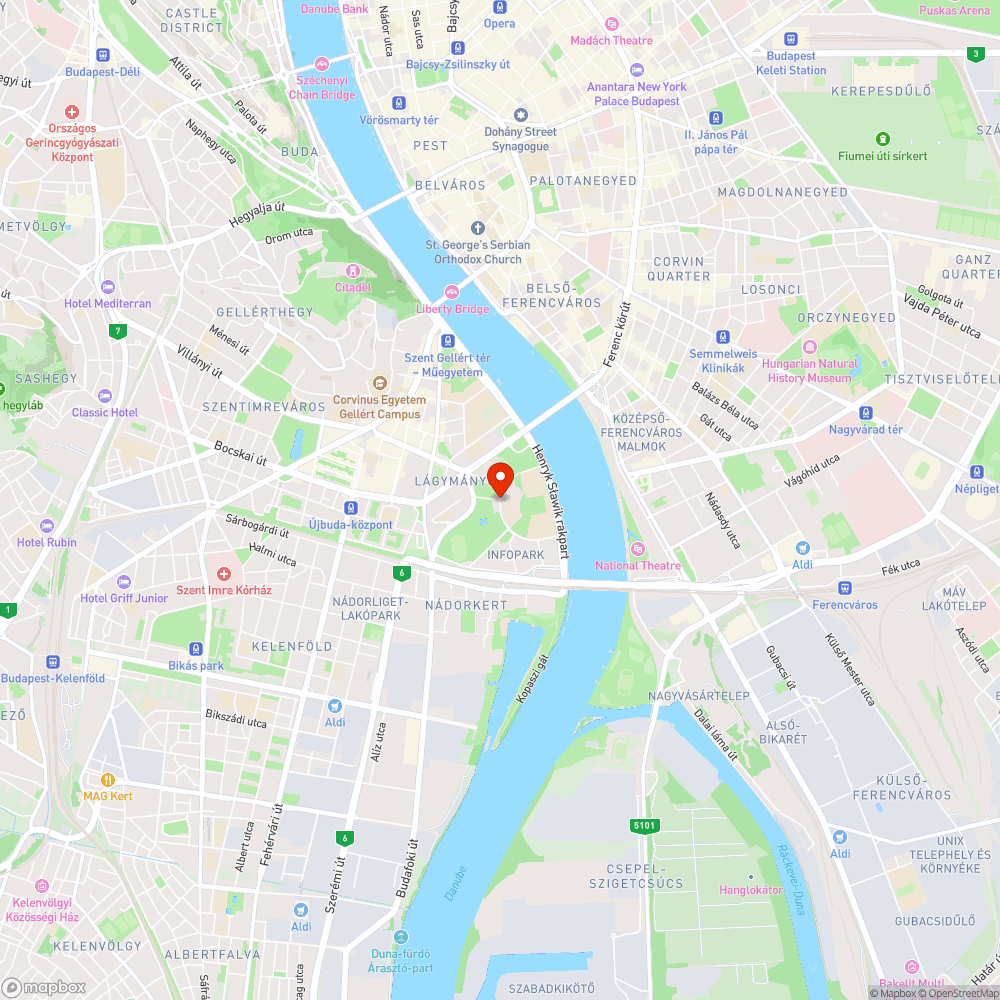 Infoparki kátyúk bejelentés helye