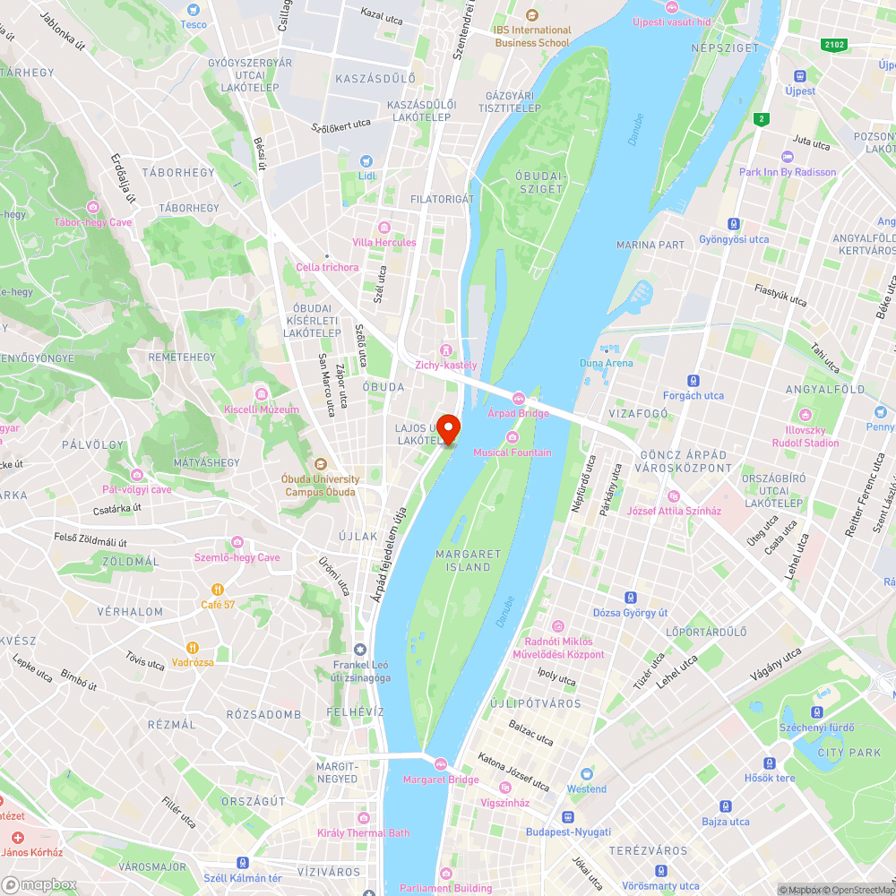 Leszakadt országzászló bejelentés helye