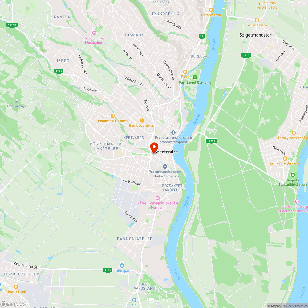 kimosódott hídpillér bejelentés helye