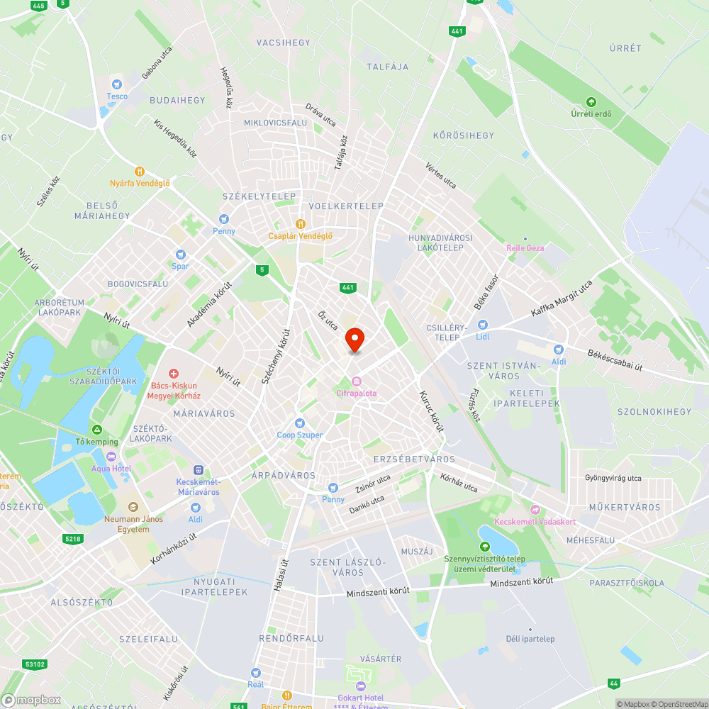 Életveszélyes egykori kórházépület - 10 éves állványzattal bejelentés helye