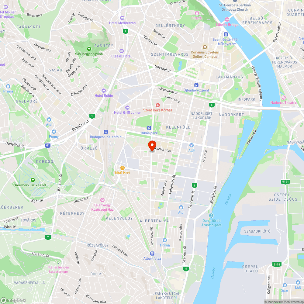 Buszmegálló bejelentés helye