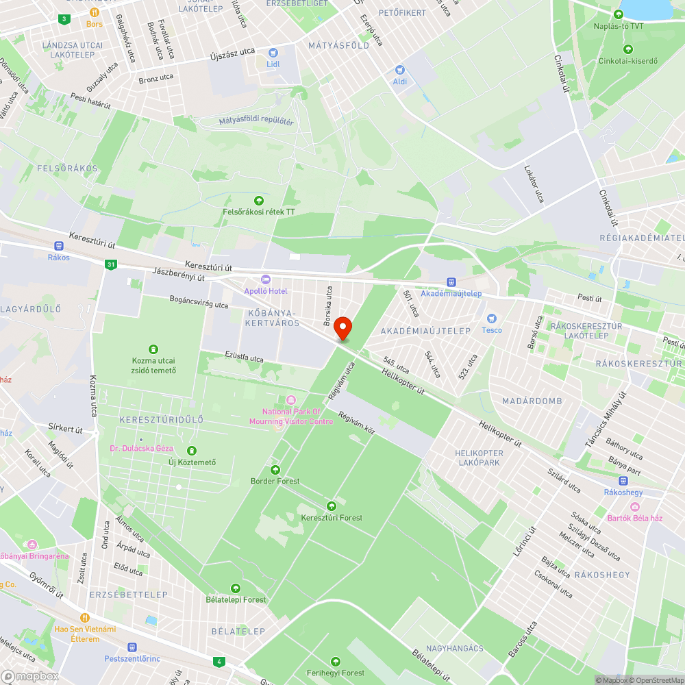 Leszakadt a megszakító bejelentés helye