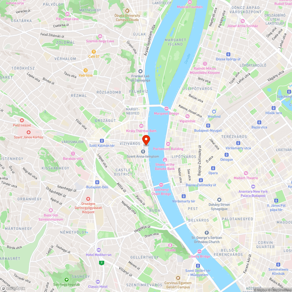 kerékpár út - Batthyány tér bejelentés helye