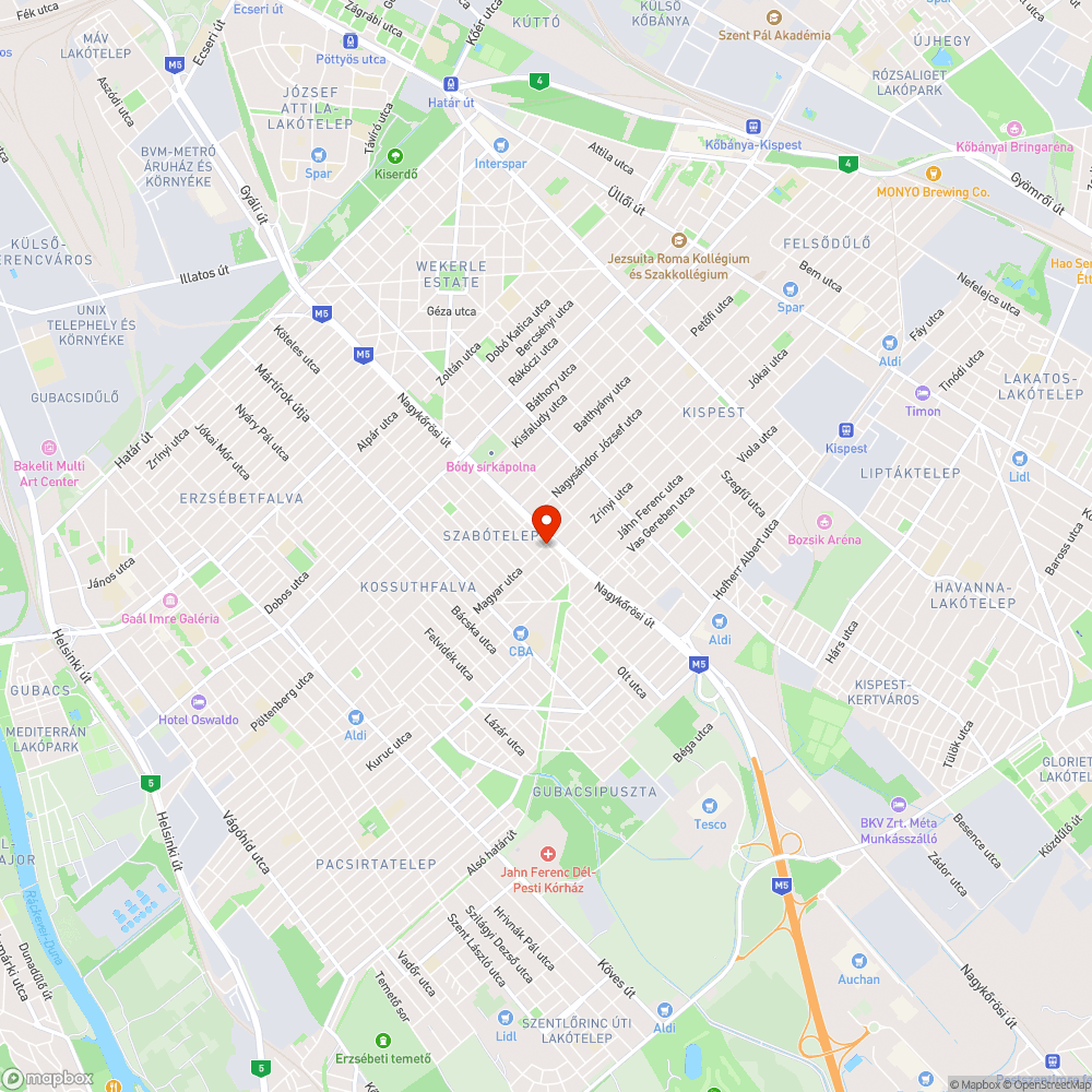 1 éves gödör Erzsébeten bejelentés helye